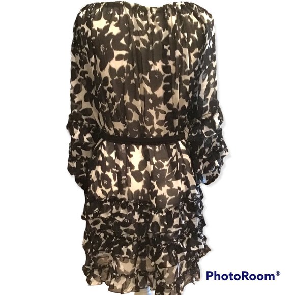 Bazaar by Casting Women's Sheer Ruffled Tunic - Picture 3 of 6